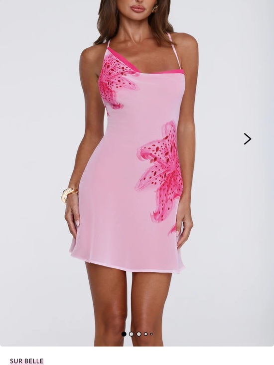 Hello Molly Dresses & Skirts - Hello Molly Pink Floral Slip Mini Dress